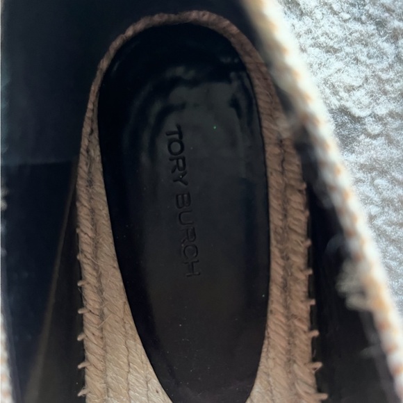 Tory Burch Black and Beige Espadrilles size 8.5 - Picture 11 of 13